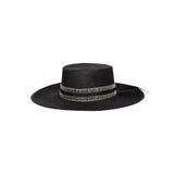 Mia - Hat - Artesano Handcrafted Toquilla Straw Hats Black
