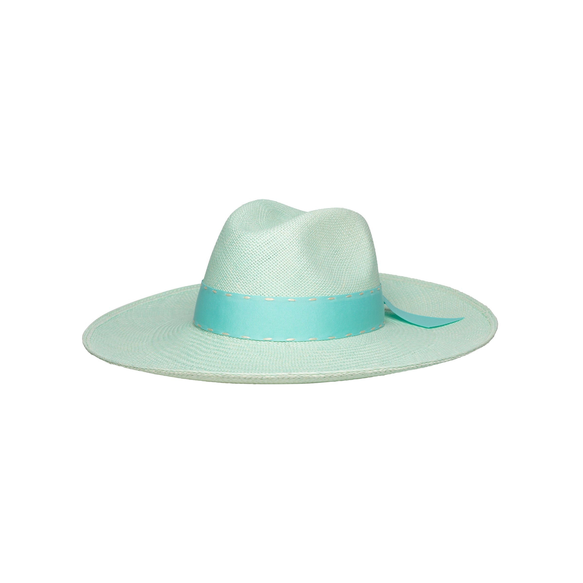 Aria - Hat - Artesano Handcrafted Toquilla Straw Hats Blue