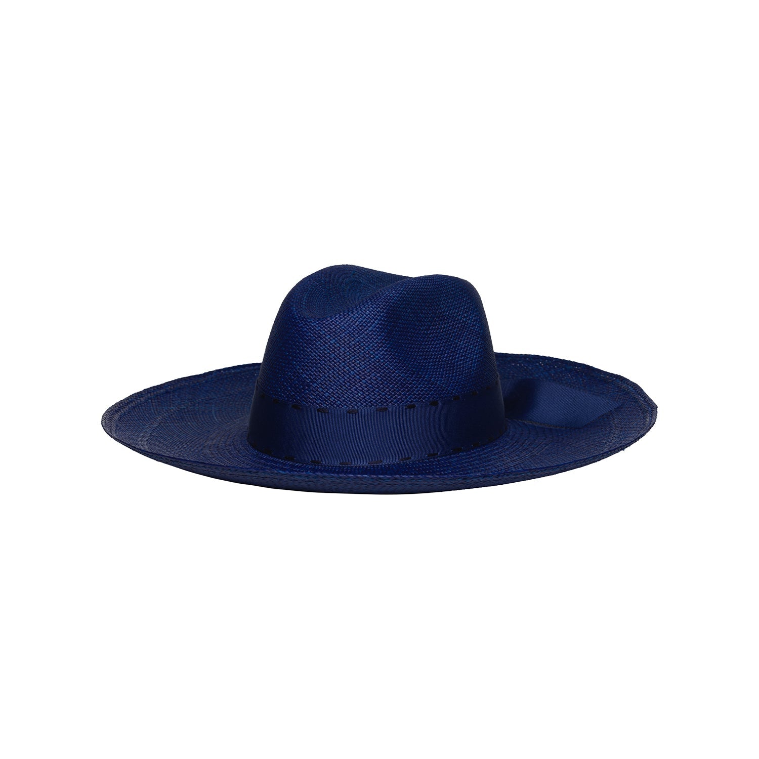 Aria - Hat - Artesano Handcrafted Toquilla Straw Hats Blue
