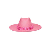 Wasi - Clasico - Hat - Artesano Handcrafted Toquilla Straw Hats Pink