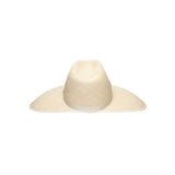 Beige toquilla straw visor hat with a wide brim, perfect for sun protection and style
