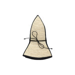 Stylish Sandra Foldable sun hat made from natural toquilla straw with a tie