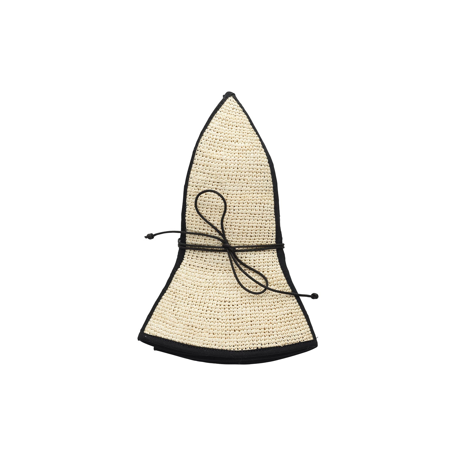 Stylish Sandra Foldable sun hat made from natural toquilla straw with a tie