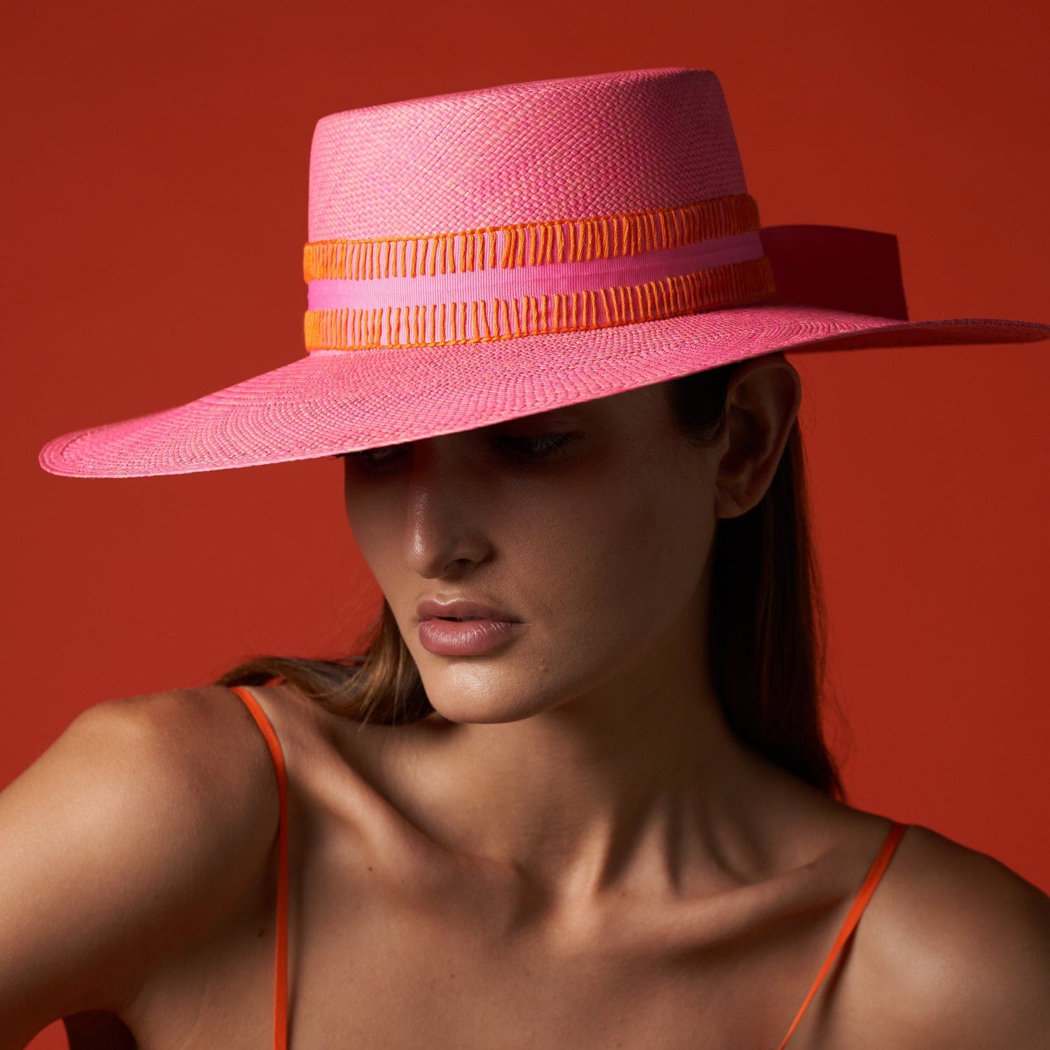 Mia - Hat - Artesano Handcrafted Toquilla Straw Hats Black