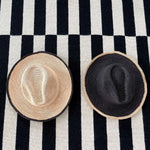 Two Paya Packable woven hats made from genuine Panama hat toquilla straw