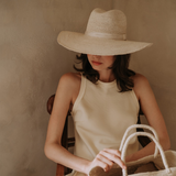 Isabella - Hat - Artesano Handcrafted Toquilla Straw Hats Beige