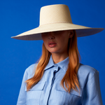 Extra wide brim Napoli hat made from toquilla straw for sun protection and style