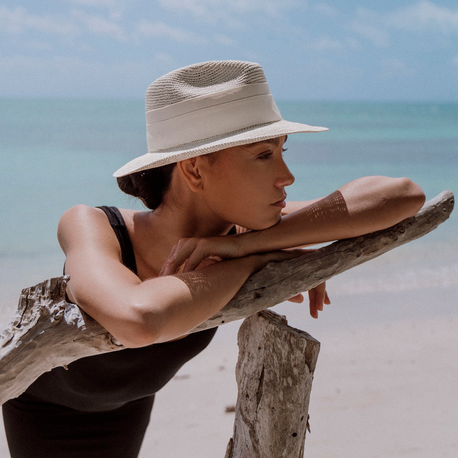 Portofino - Hat - Artesano Handcrafted Toquilla Straw Hats Beige