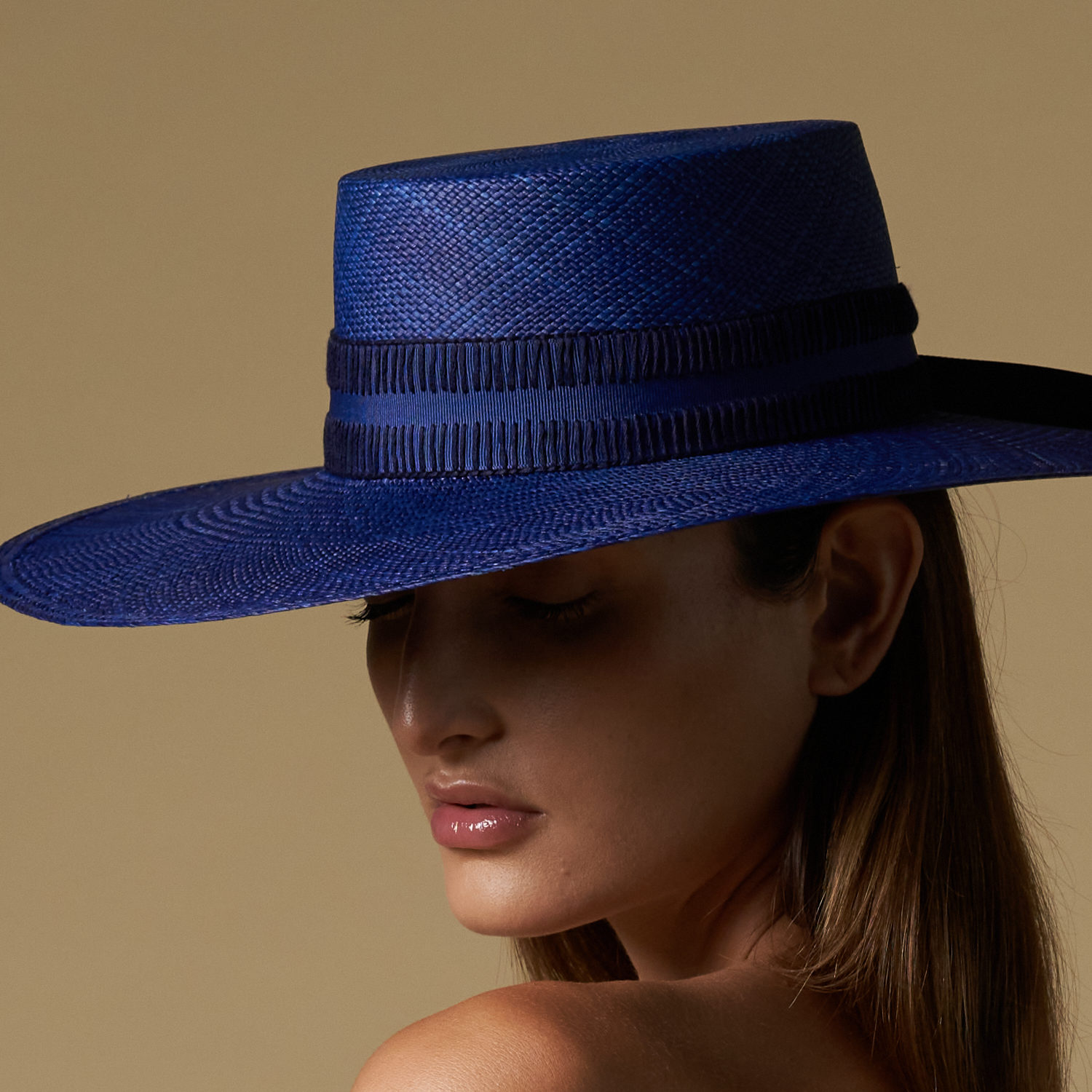 Mia - Hat - Artesano Handcrafted Toquilla Straw Hats Black