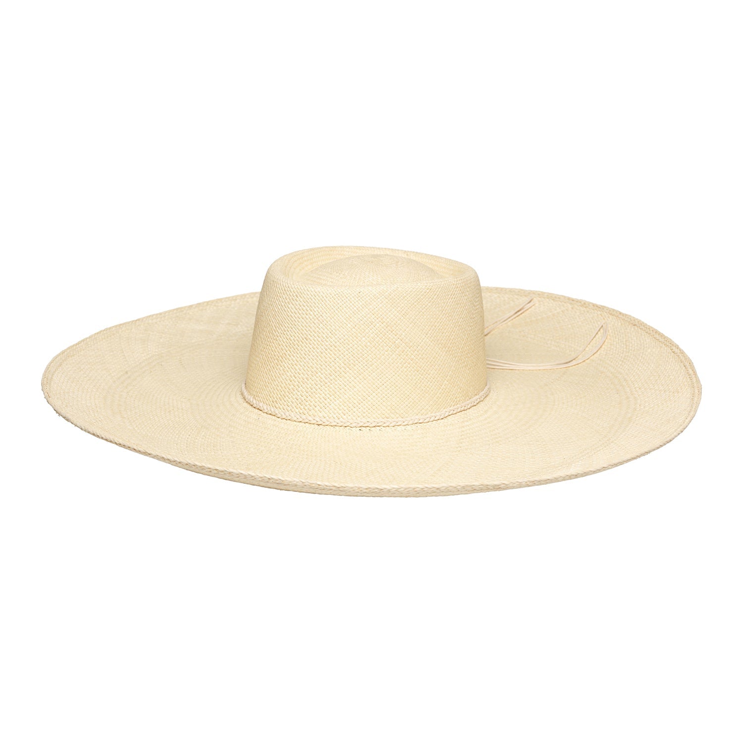 Extra wide brim Napoli hat made of high-quality toquilla straw for ultimate sun protection