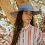 Stylish Yaku Wide Brim hat made of toquilla straw, a genuine Panama hat choice