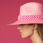 Wasi - Clasico - Hat - Artesano Handcrafted Toquilla Straw Hats Pink