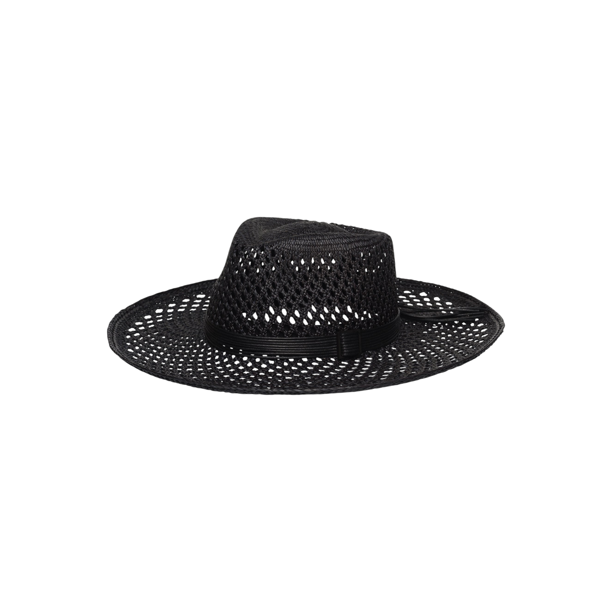 Lucia - Wide Brim Open Eyelets Toquilla Straw Hat | Artesano – www