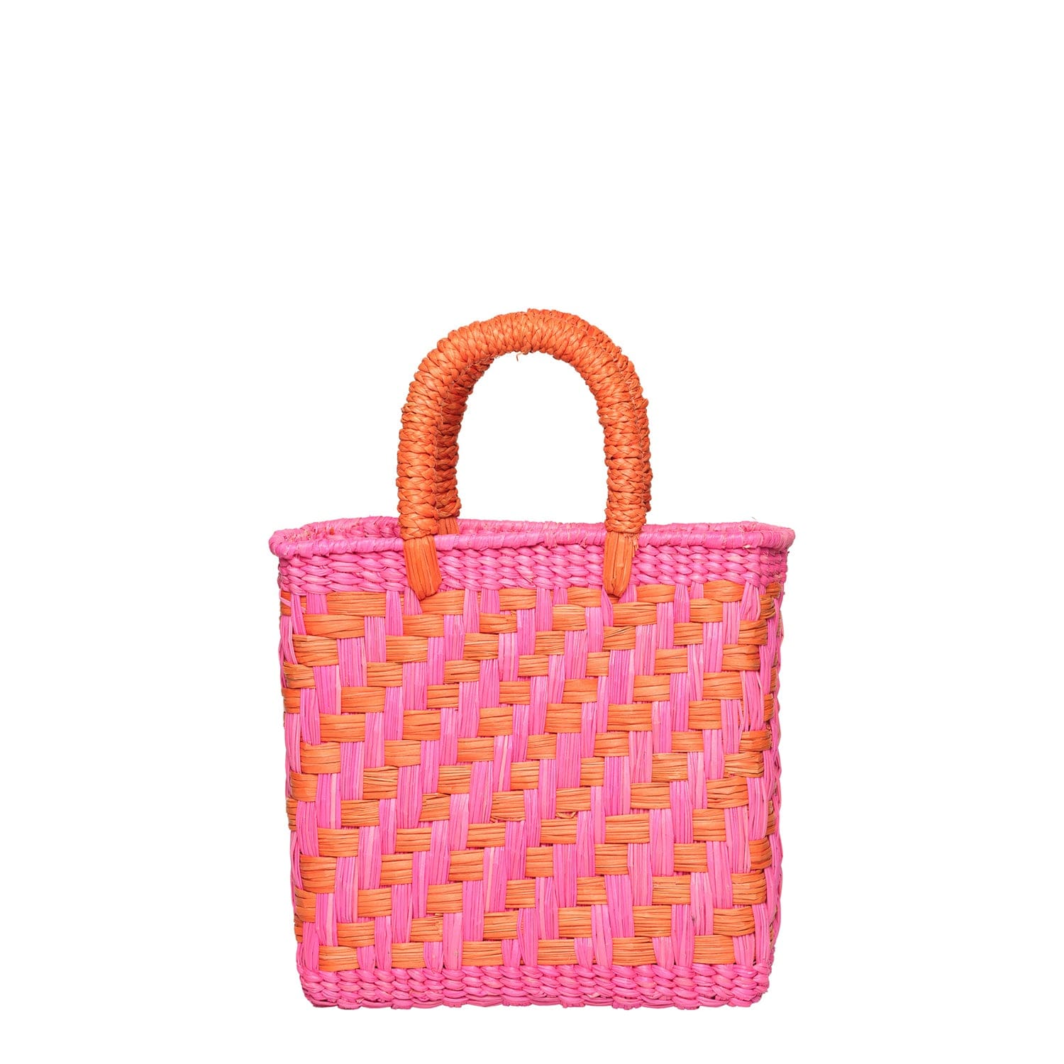 Merida - Small - Spring - Bag - Artesano Handcrafted Toquilla Straw Hats Orange