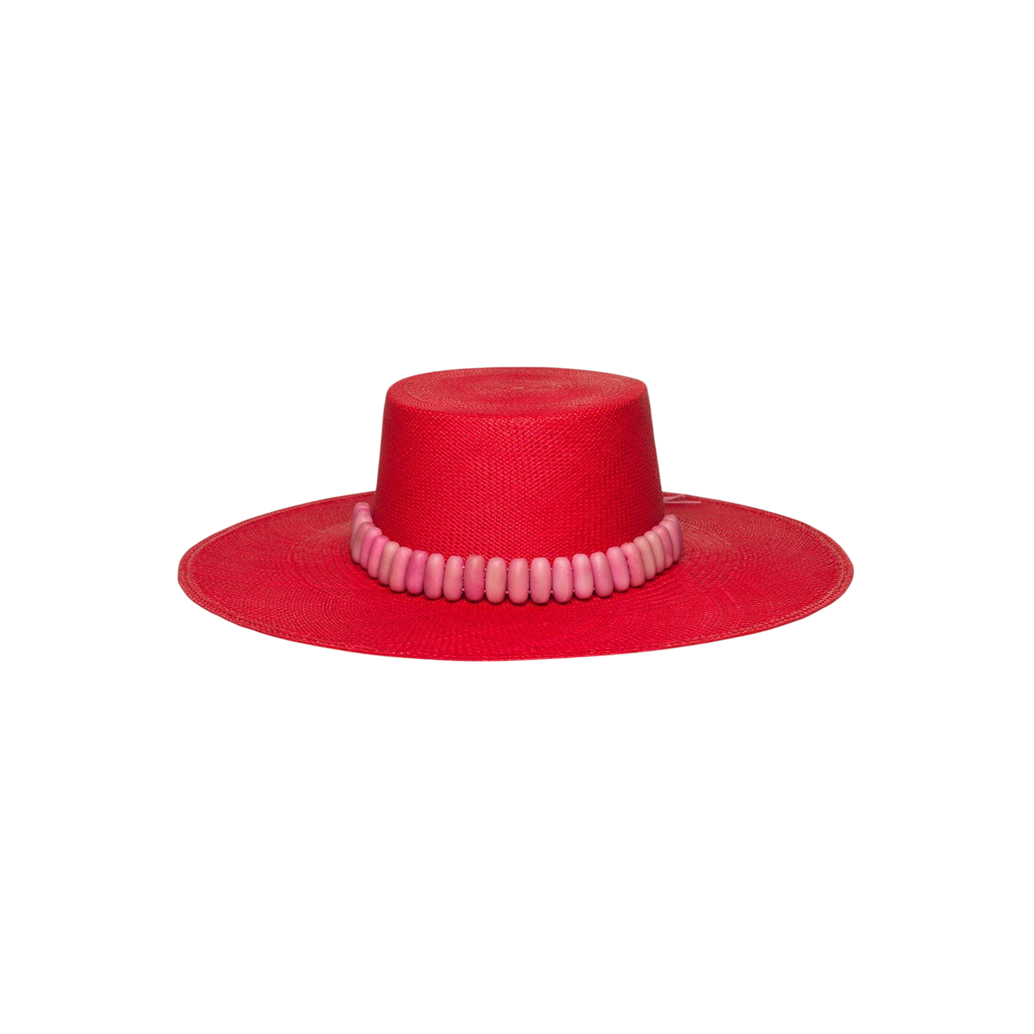 Raku - Hat - Artesano Handcrafted Toquilla Straw Hats Red