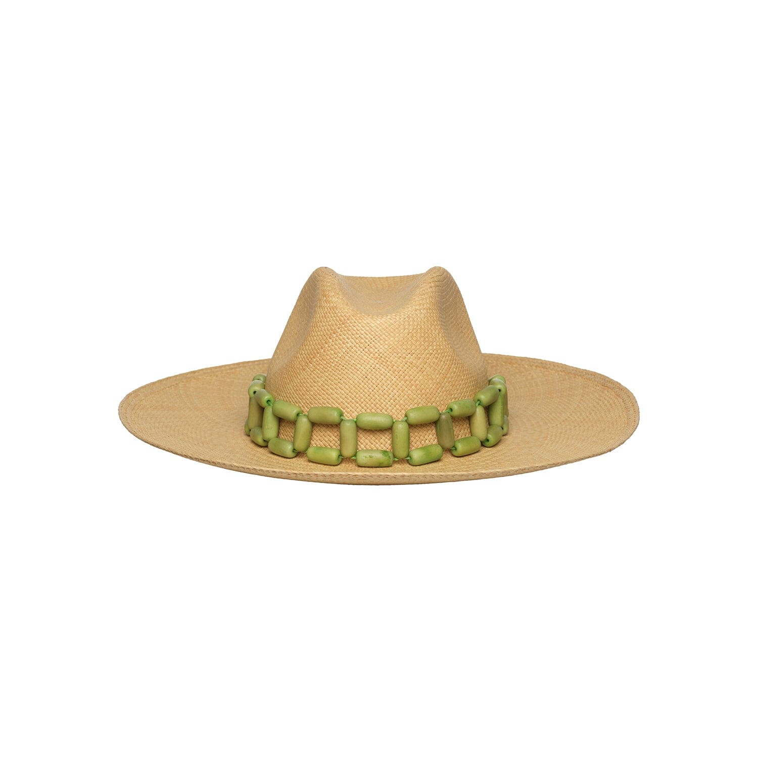 Ine - Hat - Artesano Handcrafted Toquilla Straw Hats Green