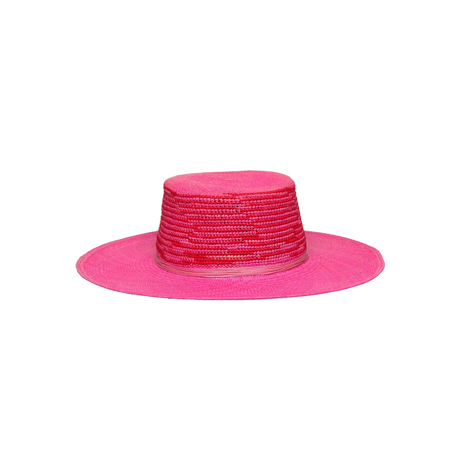 Roma - Hat - Artesano Handcrafted Toquilla Straw Hats Pink