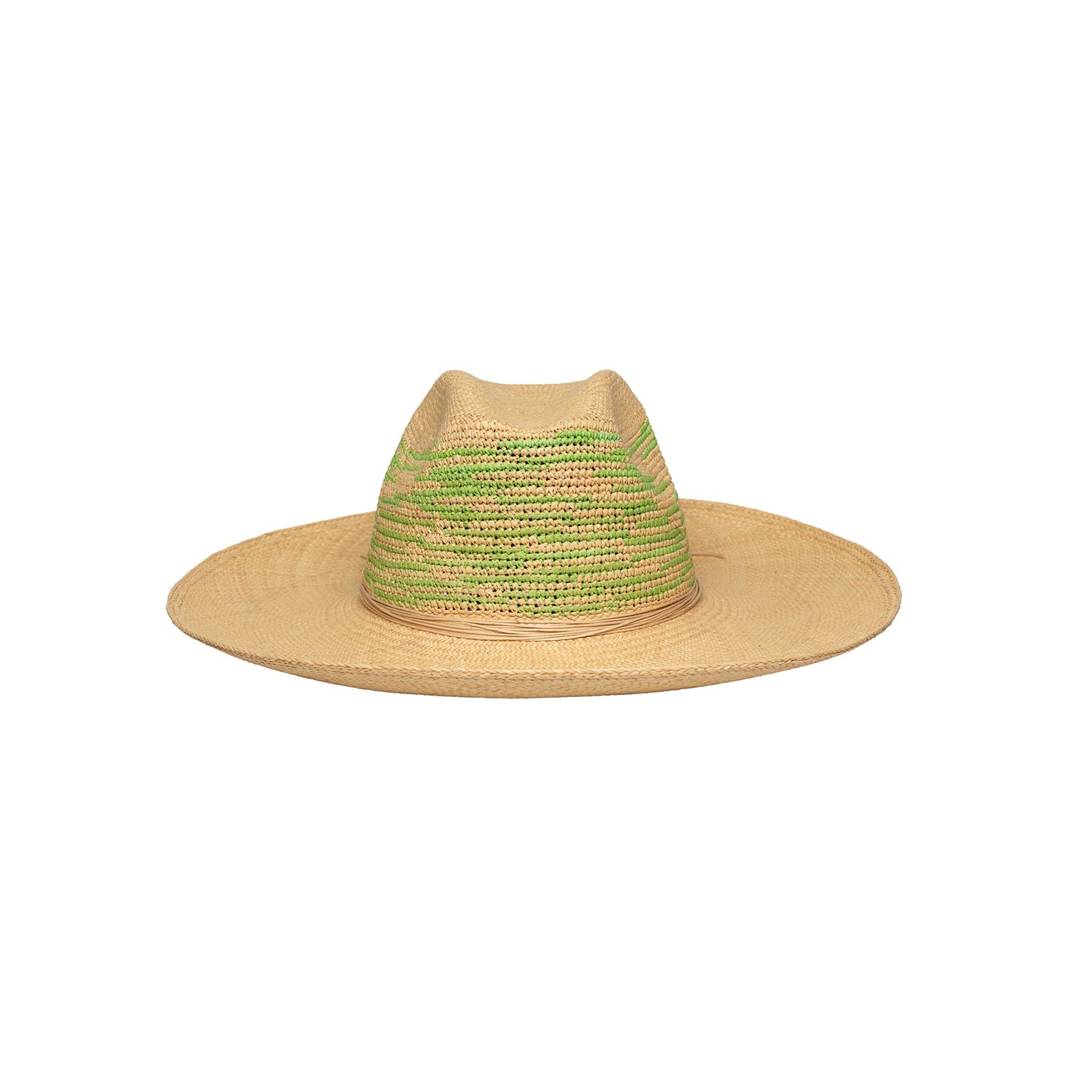 Milano - Hat - Artesano Handcrafted Toquilla Straw Hats Aqua