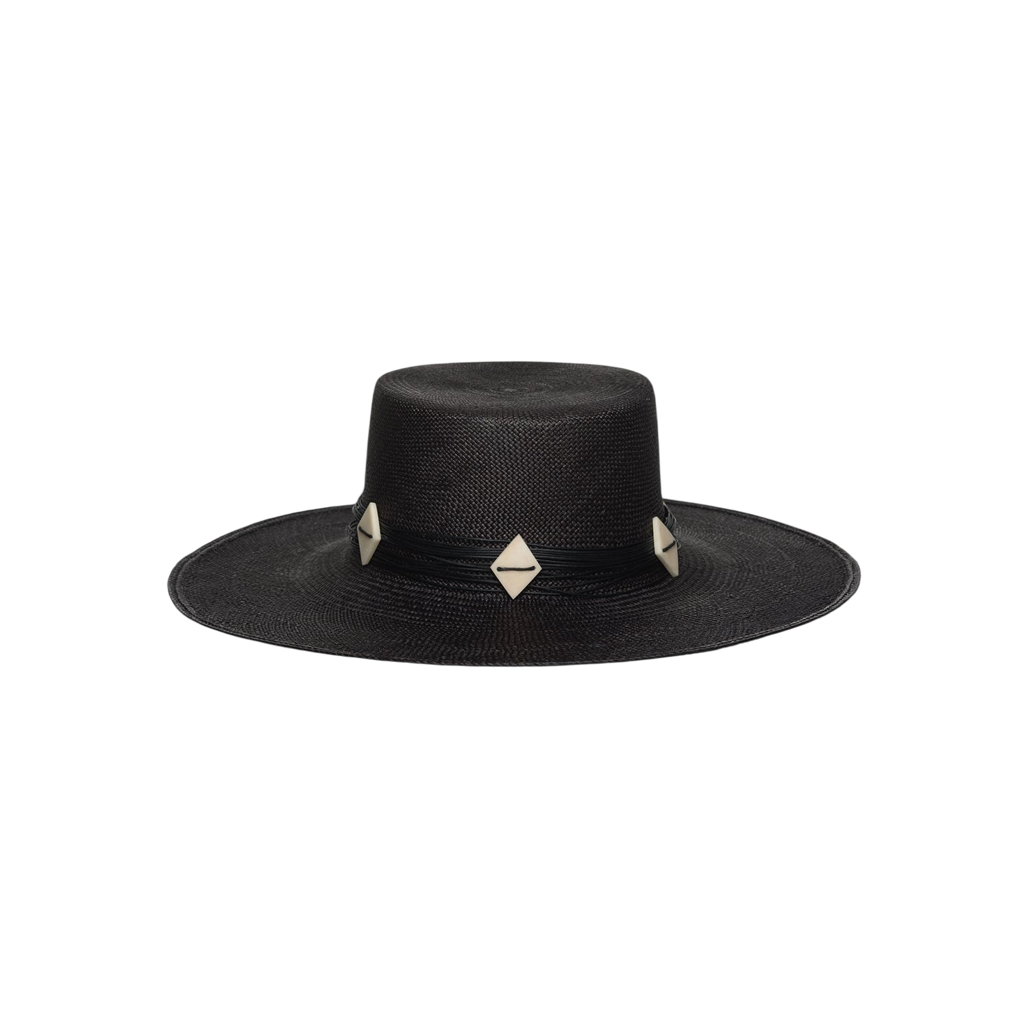 Bianca - Hat - Artesano Handcrafted Toquilla Straw Hats Red