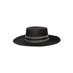 Mia - Hat - Artesano Handcrafted Toquilla Straw Hats Black
