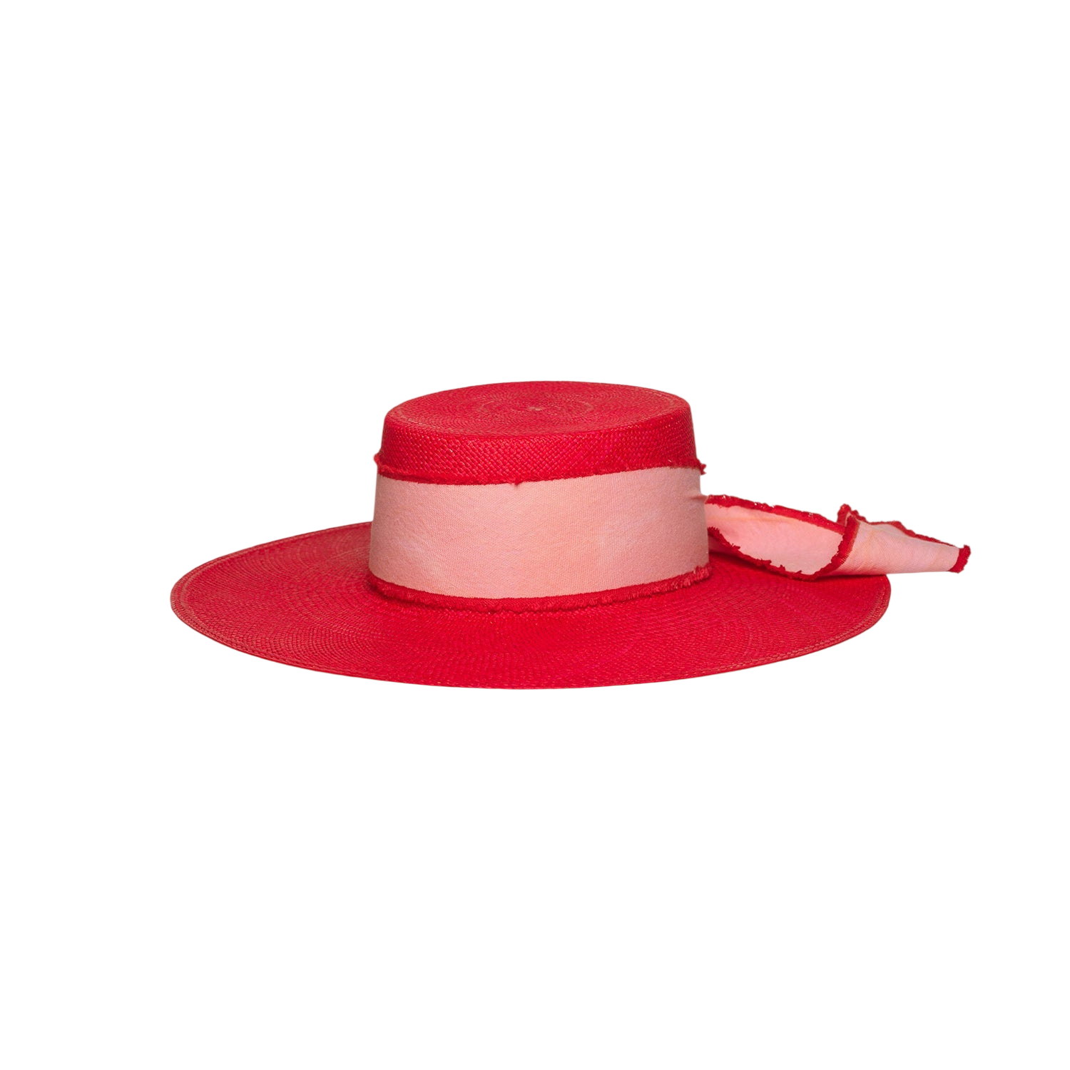 Basque - Hat - Artesano Handcrafted Toquilla Straw Hats Red