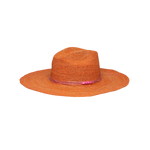 Giulia - Hat - Artesano Handcrafted Toquilla Straw Hats Red