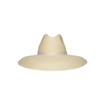 Wide-brimmed straw hat from Anna - Visor Hat collection, crafted in toquilla straw