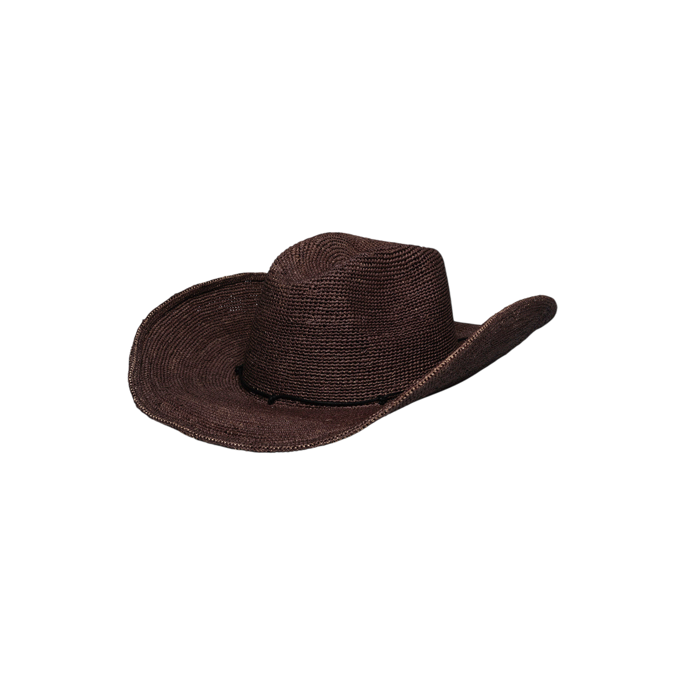 Brown woven cowboy hat, Hacienda - Packable, made from ethically handcrafted Toquilla straw