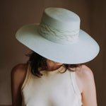Giorgia - Hat - Artesano Handcrafted Toquilla Straw Hats Aqua