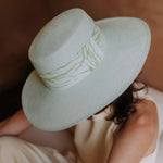 Giorgia - Hat - Artesano Handcrafted Toquilla Straw Hats Aqua