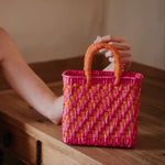 Merida - Small - Spring - Bag - Artesano Handcrafted Toquilla Straw Hats Orange