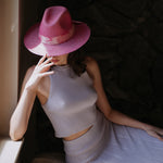 Pisa - Hat - Artesano Handcrafted Toquilla Straw Hats Pink