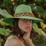Ine - Hat - Artesano Handcrafted Toquilla Straw Hats Green