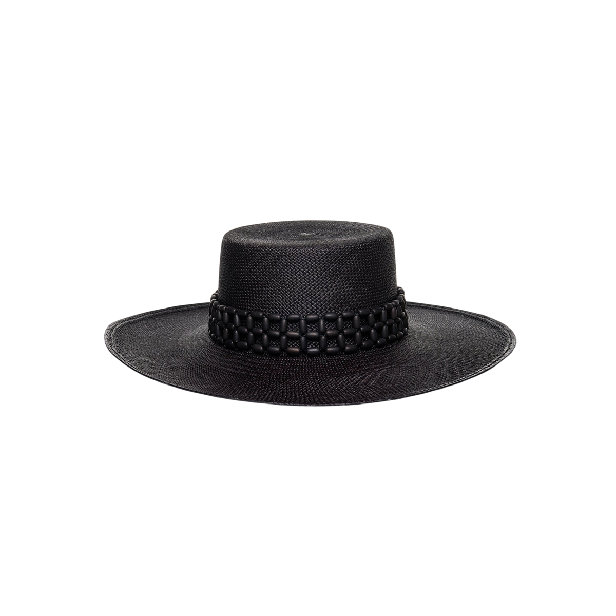 Wasi - Boater Wide Brim Tagua Bead Panama Hat | Artesano  display picture 1