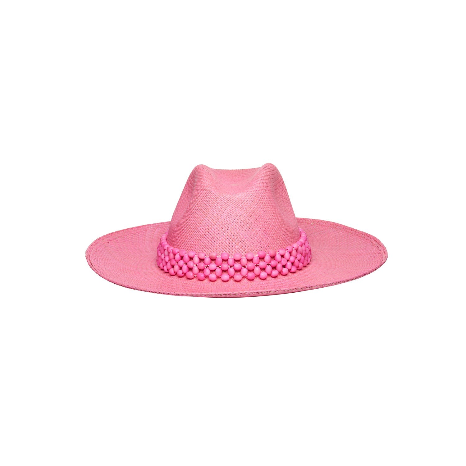 Wasi - Clasico - Hat - Artesano Handcrafted Toquilla Straw Hats Pink