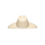 Beige toquilla straw visor hat with a wide brim, perfect for sun protection and style