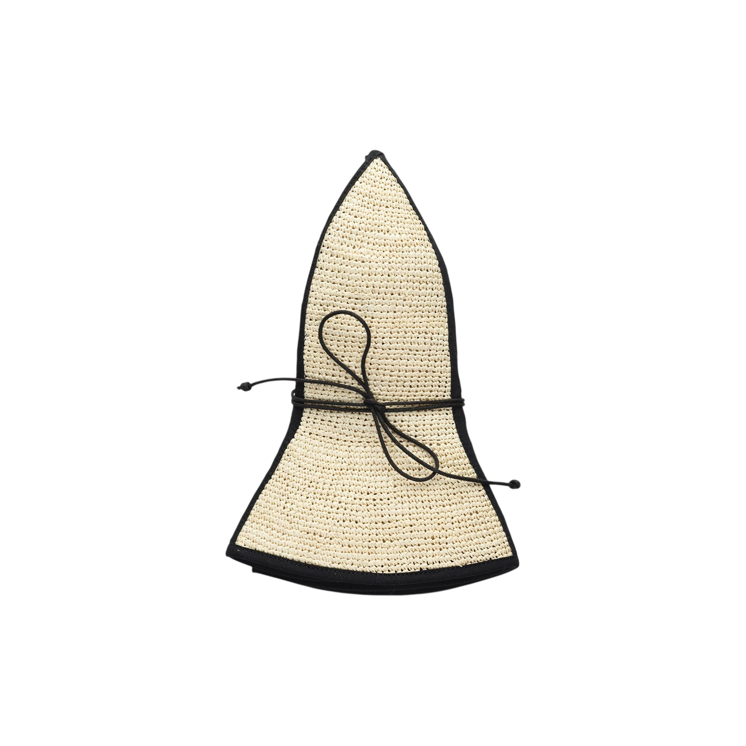 Stylish Sandra Foldable sun hat made from natural toquilla straw with a tie