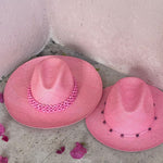 Wasi - Clasico - Hat - Artesano Handcrafted Toquilla Straw Hats Pink