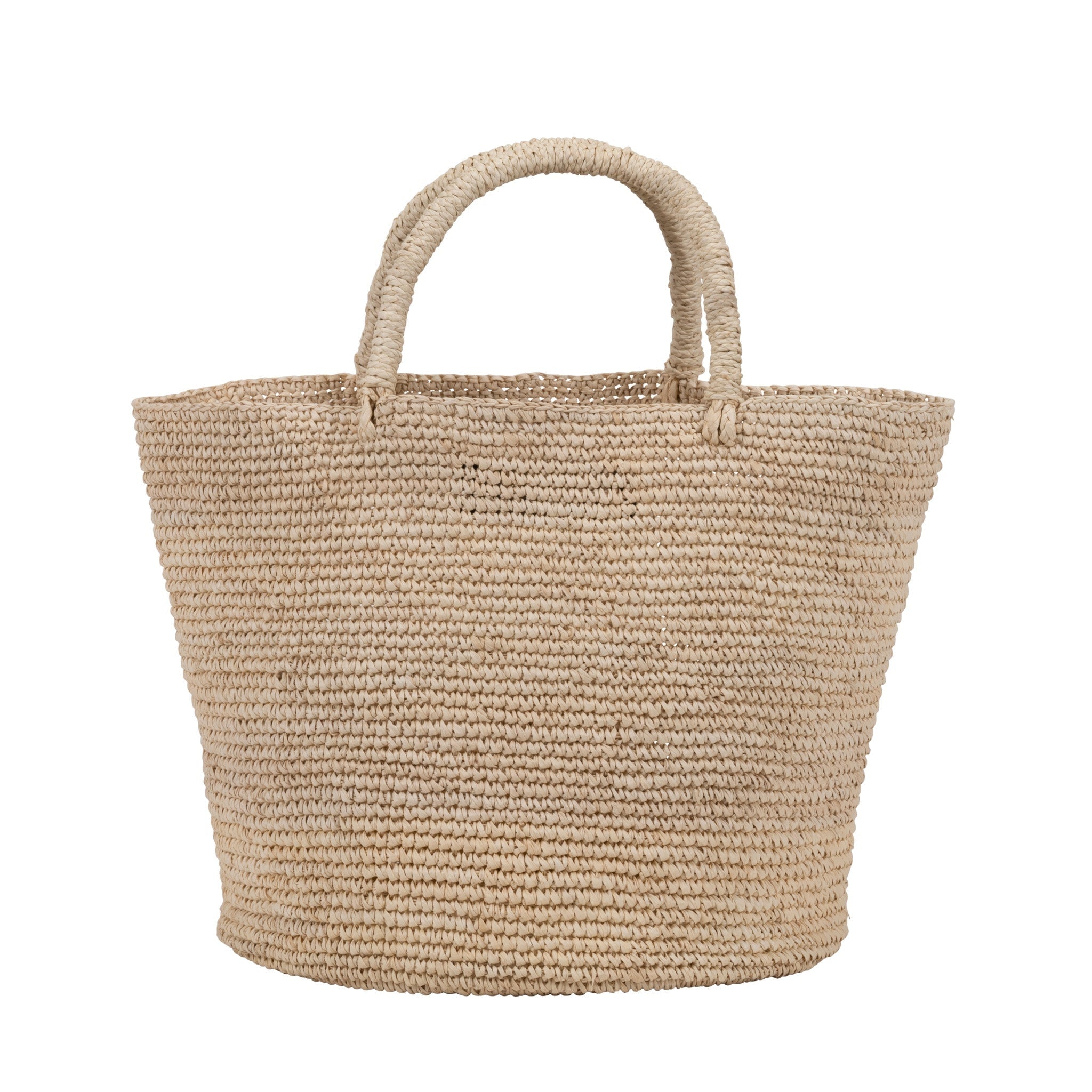 Packable discount straw bag