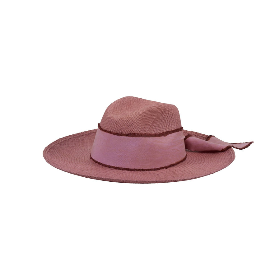Azuay - Panama Fedora Straw Hat | Artesano Cinnamon/Terracota / M: 56 cm
