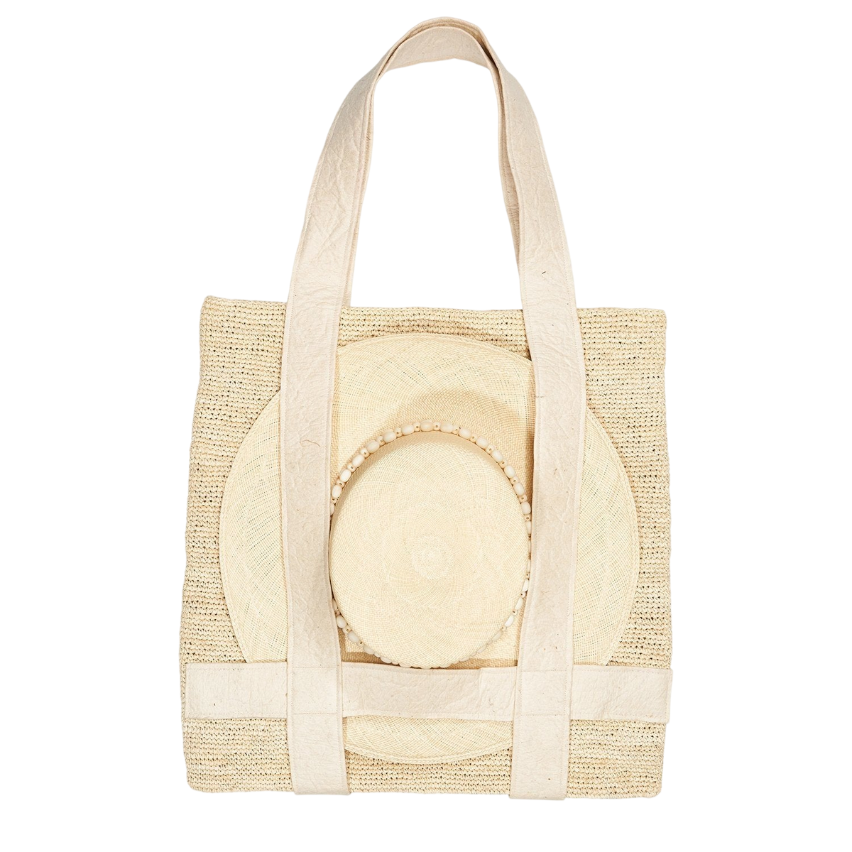 Nativa - Toquilla Straw & Pinatex Hat Bag Tote | Artesano – www