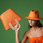 Azurra - Hat - Artesano Handcrafted Toquilla Straw Hats Red