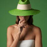 Izu - Hat - Artesano Handcrafted Toquilla Straw Hats Blue