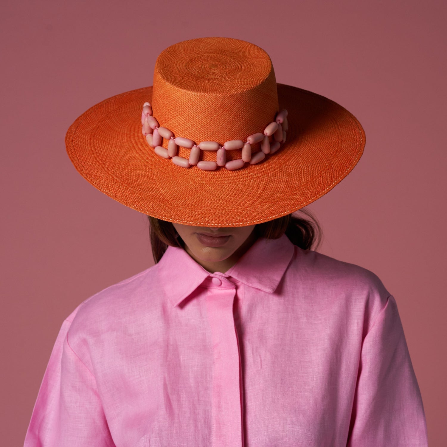 Ayabe - Hat - Artesano Handcrafted Toquilla Straw Hats Orange