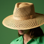 Lucia - Hat - Artesano Handcrafted Toquilla Straw Hats Black