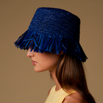 Isola - Hat - Artesano Handcrafted Toquilla Straw Hats Blue
