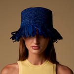 Isola - Hat - Artesano Handcrafted Toquilla Straw Hats Blue