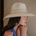 Aria - Hat - Artesano Handcrafted Toquilla Straw Hats Blue