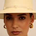 Modena - Hat - Artesano Handcrafted Toquilla Straw Hats Beige