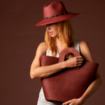 Positano - Large - Bag - Artesano Handcrafted Toquilla Straw Hats Beige
